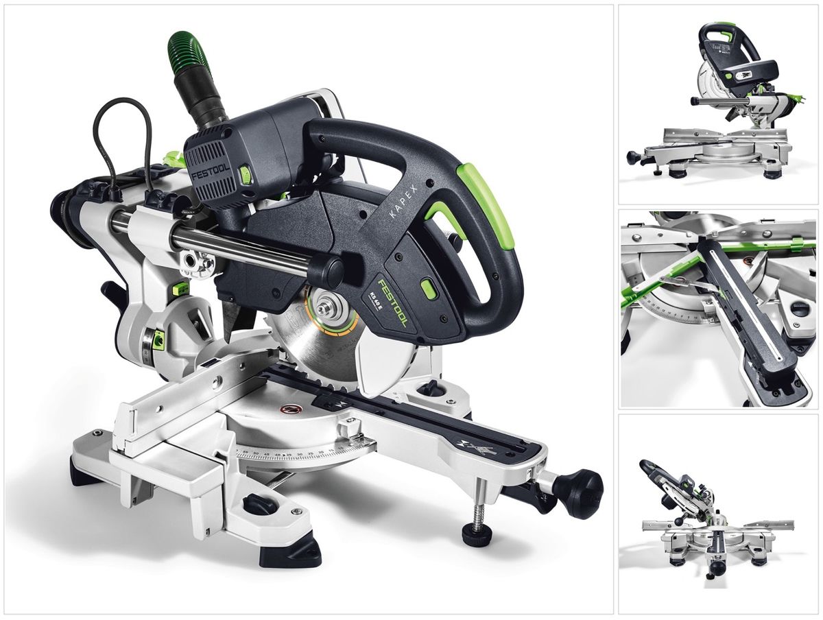 Festool KS 60 E-Set KAPEX afkortzaag 1200W 216mm + zaagblad HW (561728)