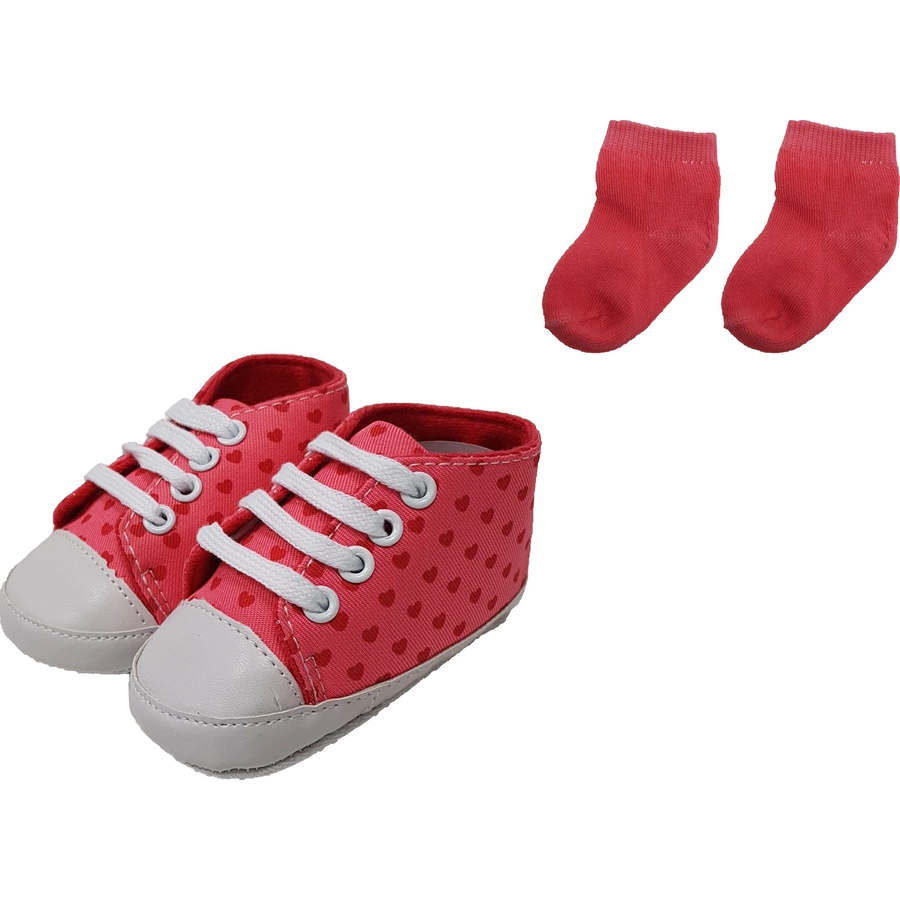 HÜTTE & CO Schühchen  Söckchen Set pink