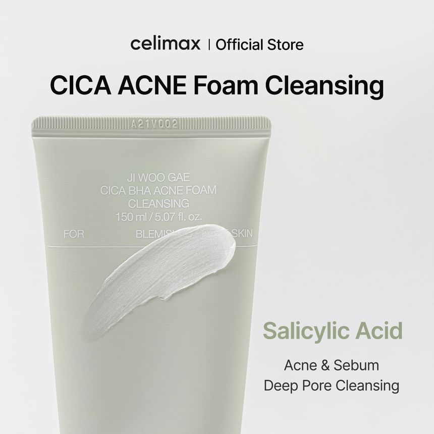 celimax - Ji Woo Gae Cica BHA Acneschuimreiniging