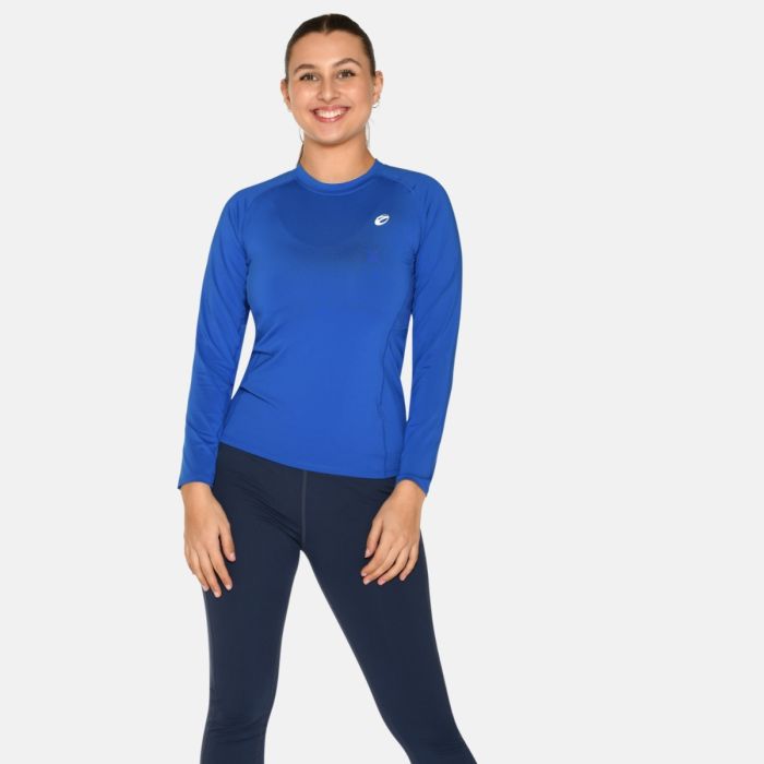 Zebdia Dame Undertøj og basislag Baselayer LS Tee Blå