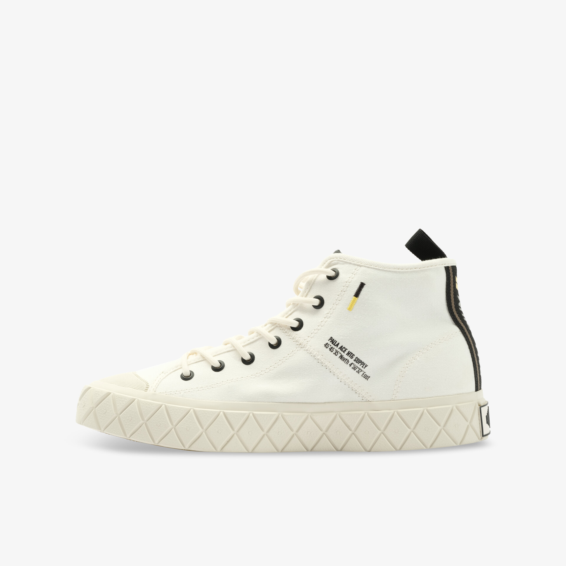 PALLADIUM PALLA ACE MID SUPPLY STAR Herren Leinenschuhe weiß