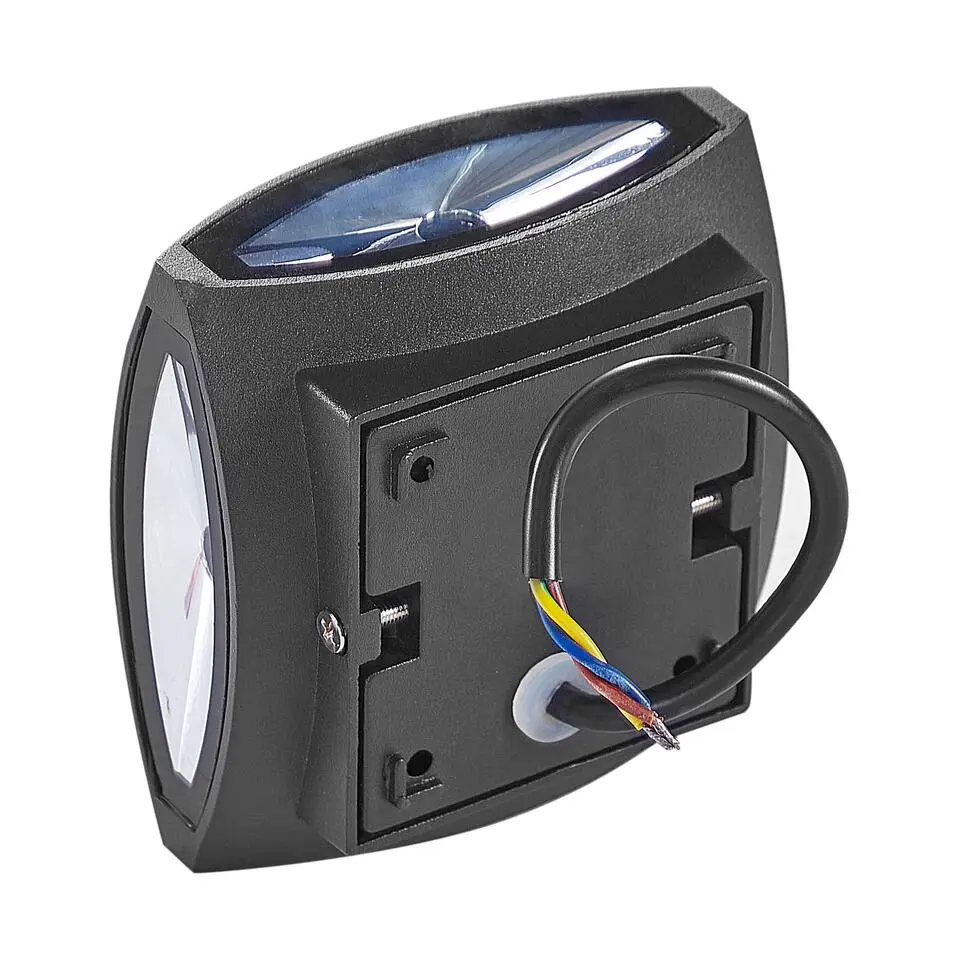 RAMAPO - Wandlamp set van 2 - Zwart - Aluminium