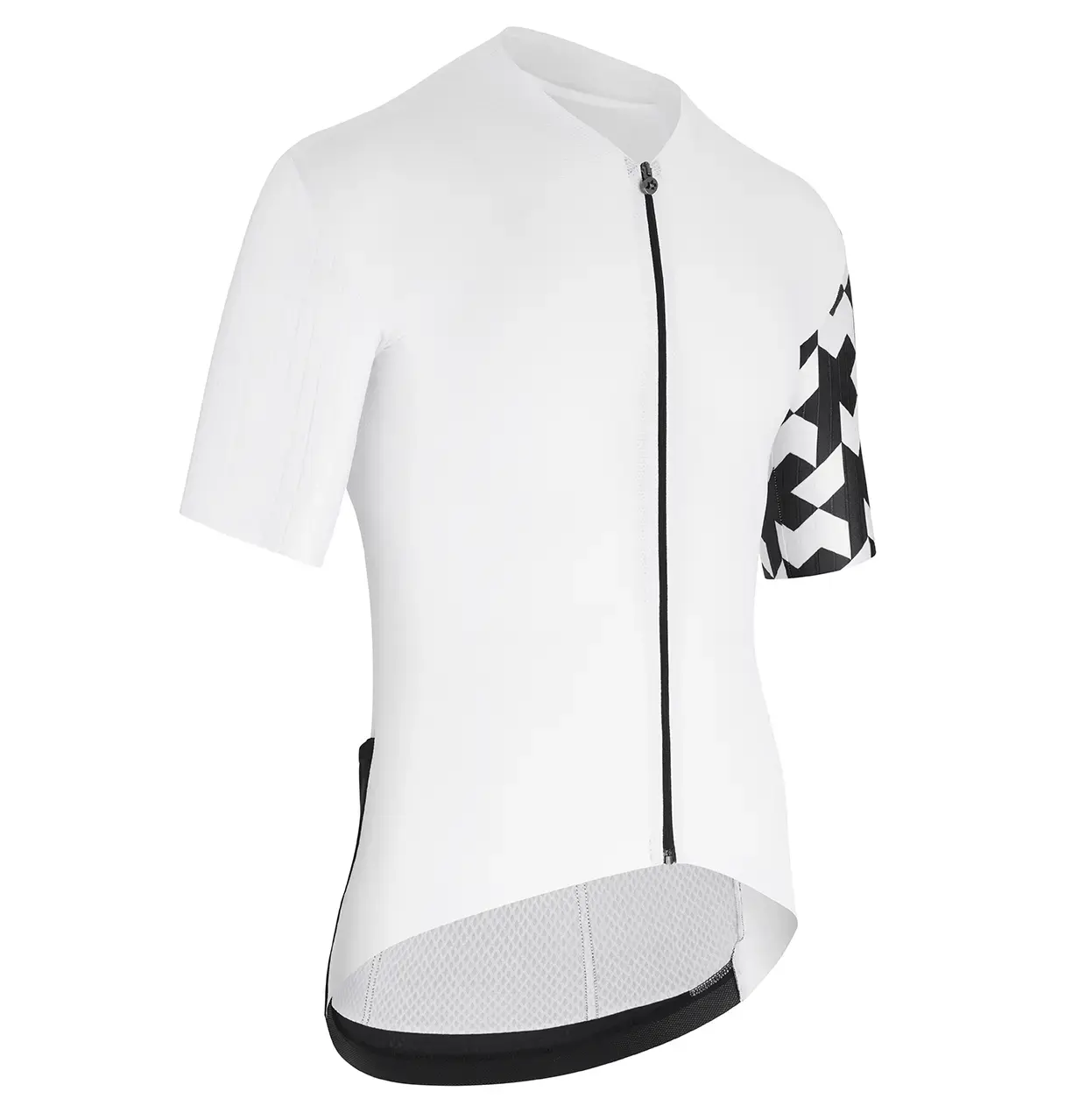 Assos Equipe RS S11 Fietsshirt Korte Mouwen Wit/Zwart Heren