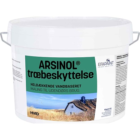 ARSINOL træbeskyttelse gl. 30 3 L - hvid