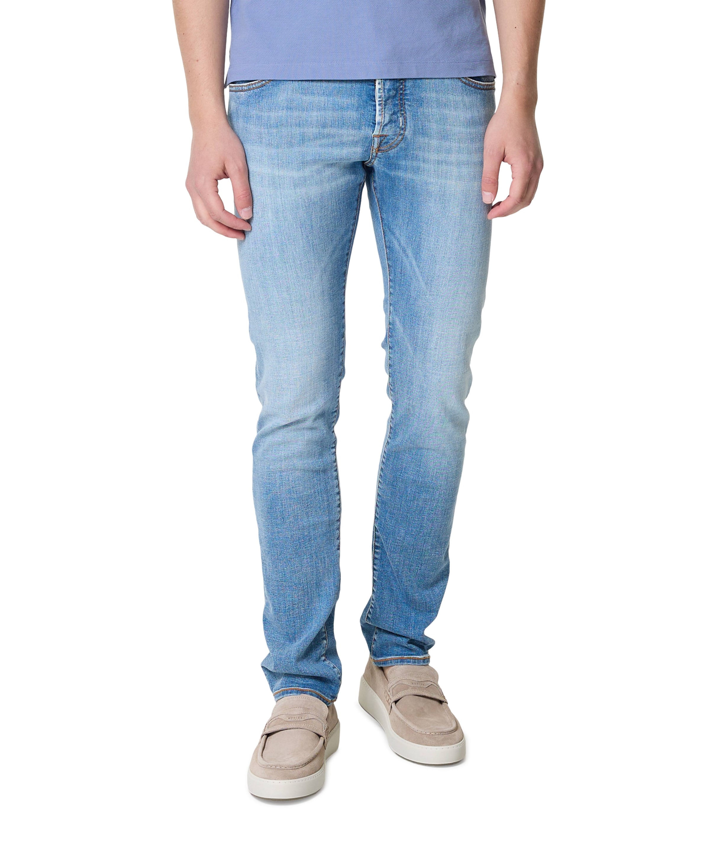 Jacob Cohën Nick Slim 5 pkt heren jeans blauw