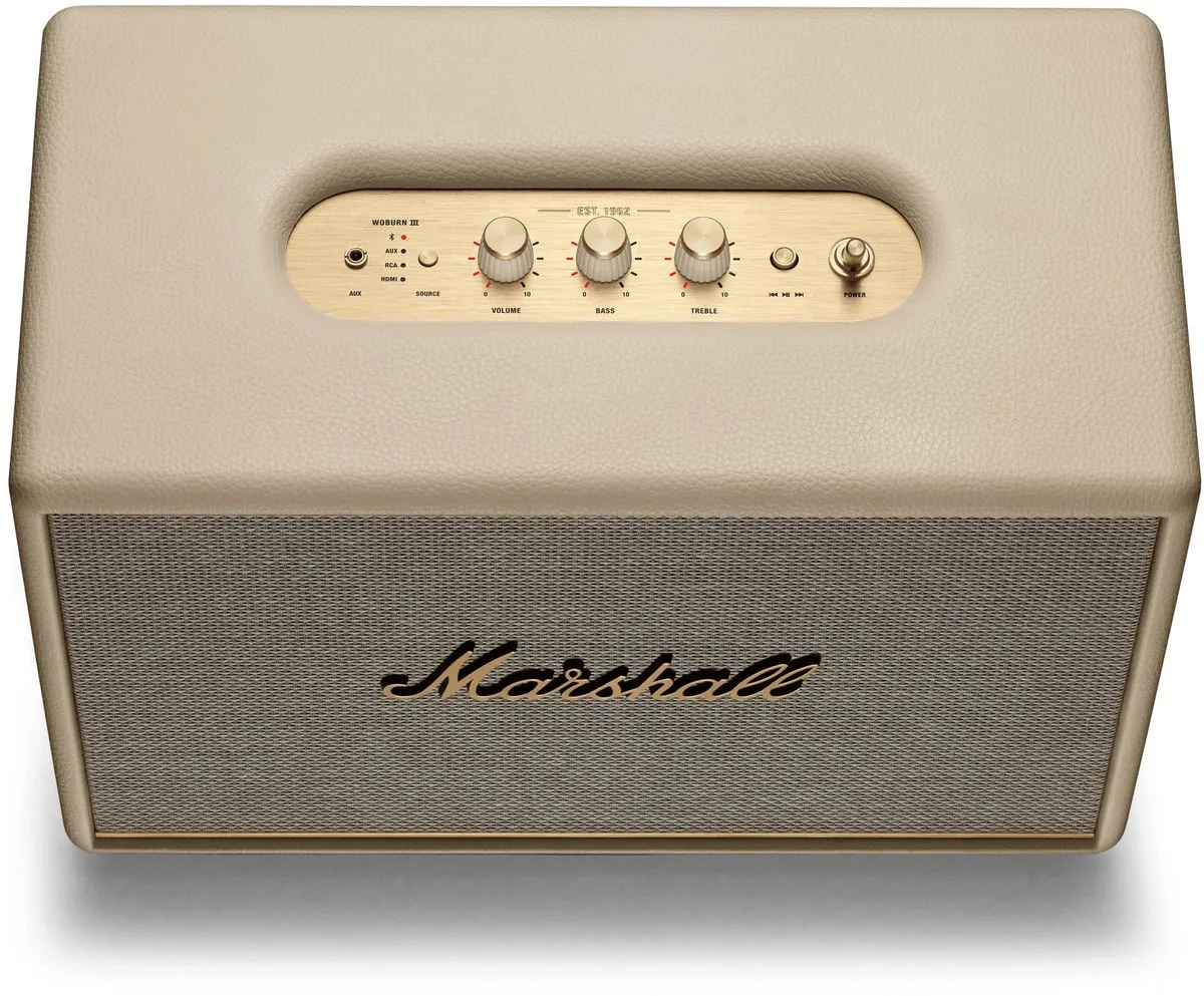 Marshall Woburn 3 BT Crème Enceintes connectées