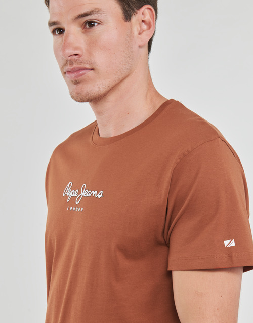 Pepe jeans - EDWARD TEE - Marron