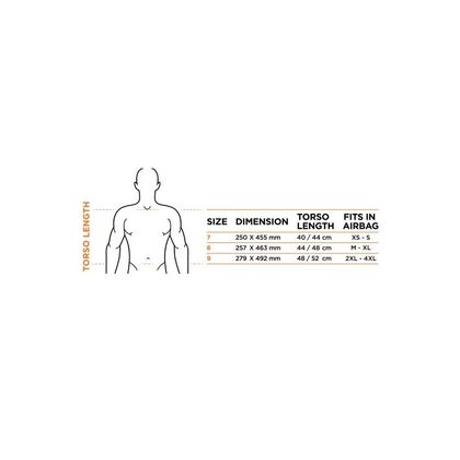 Dorsale Furygan DORSALE D3O® AIR BAG EVOLUTION - Orange