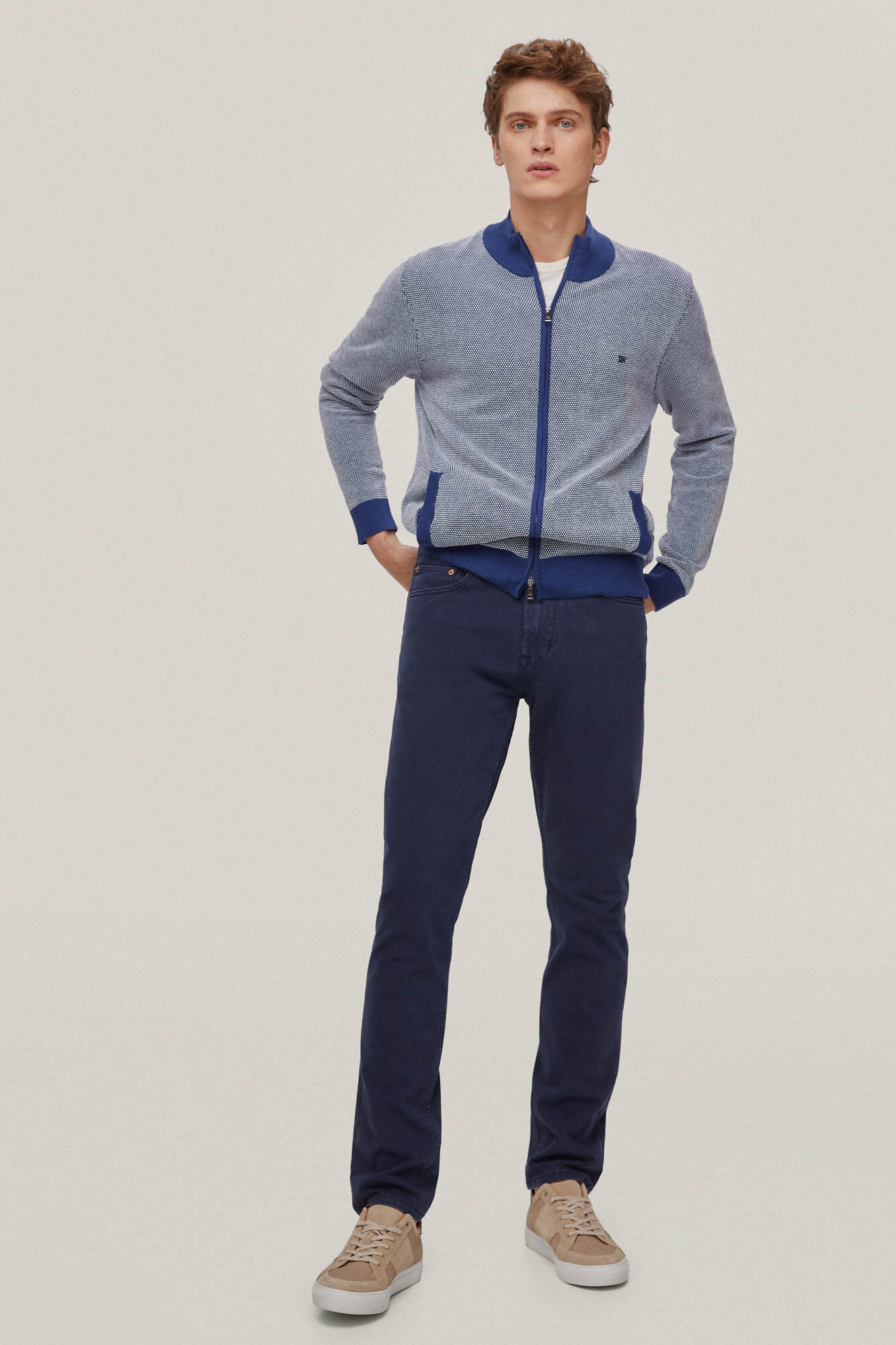 Calça jeans Premium Flex Slim - Azul