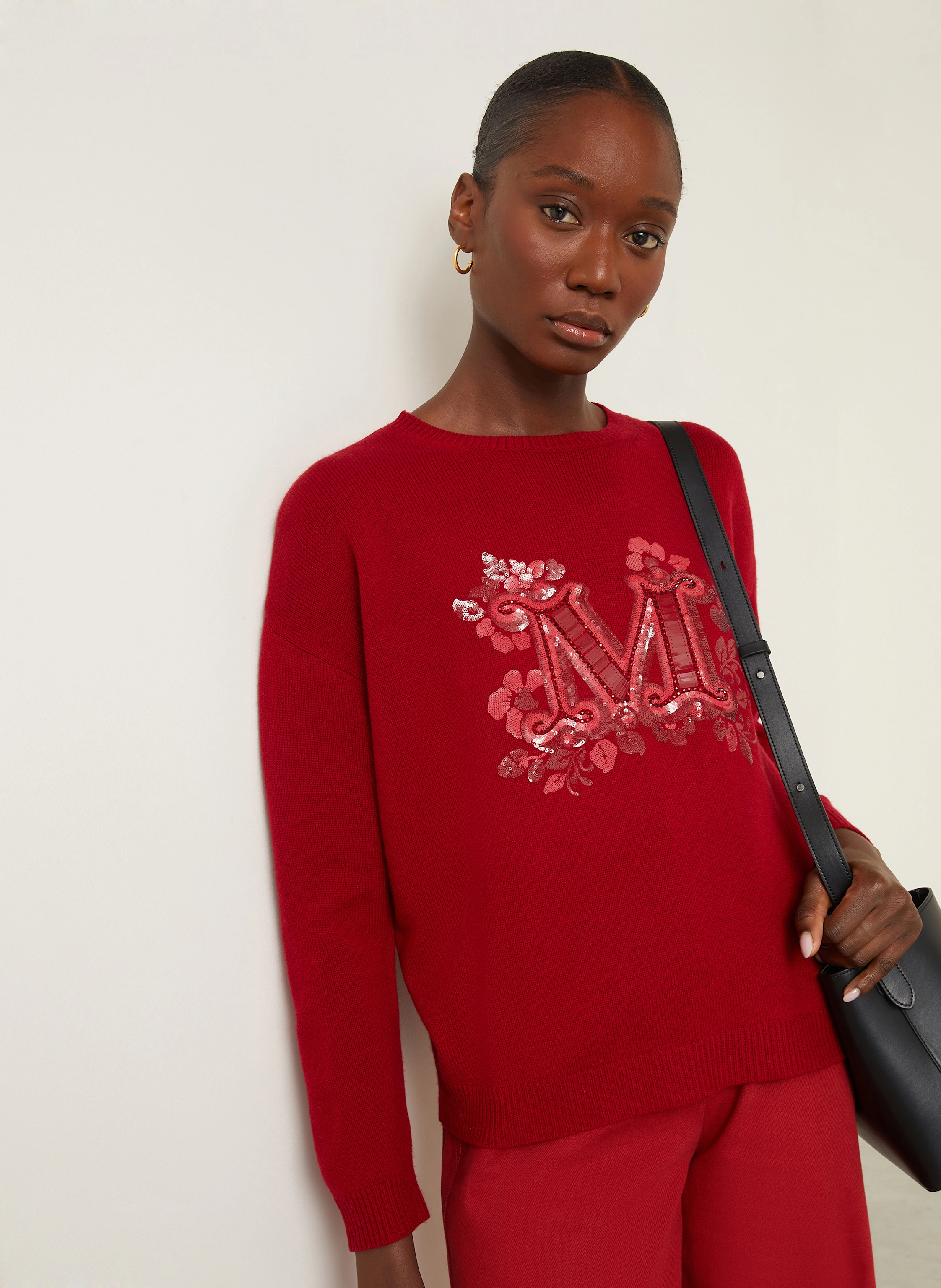 Max Mara Pullover QUOTA mit Pailletten