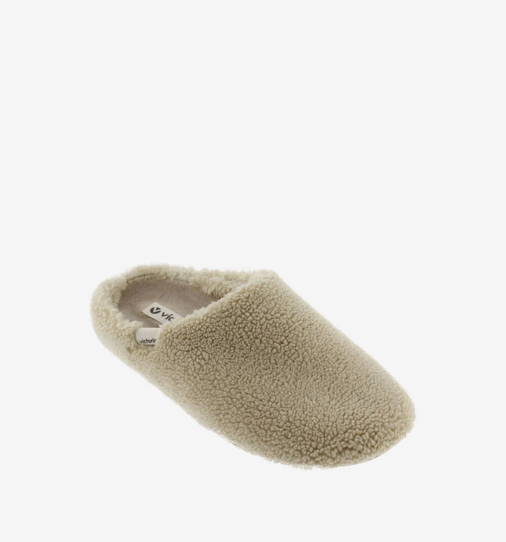NORTE FAUX SHEARLING SLIPPERSBEIGE