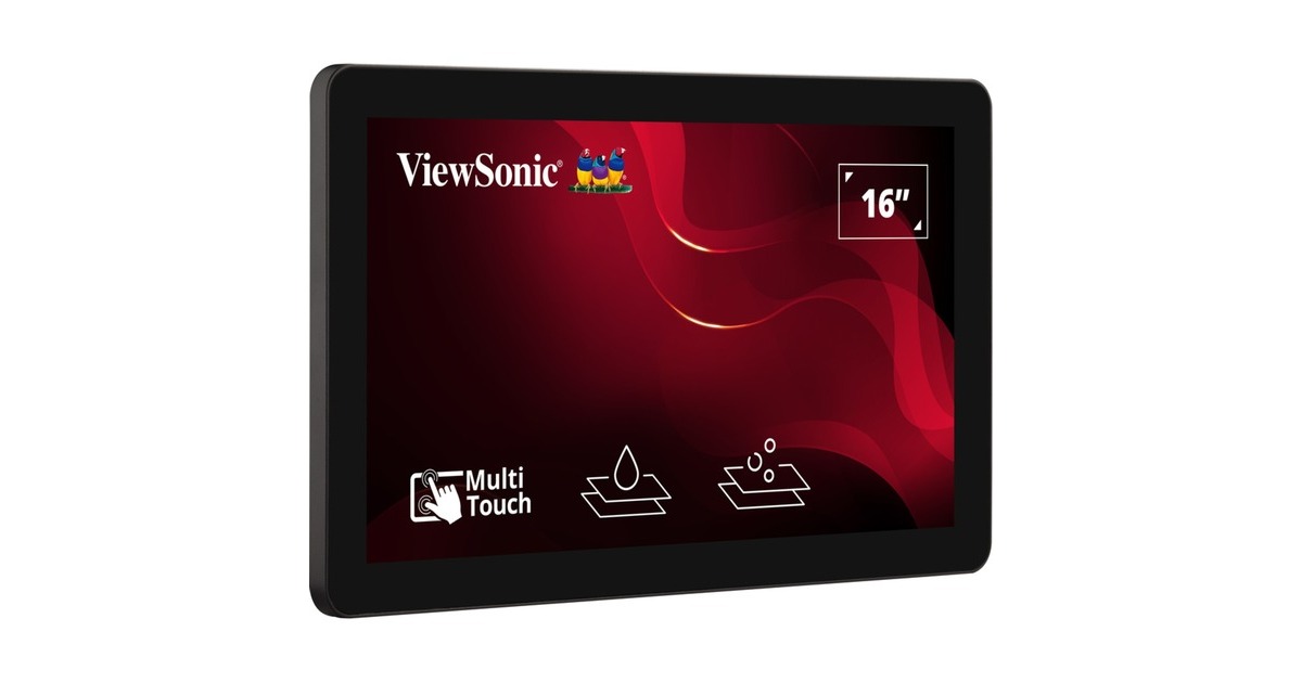 ViewSonicOpen frame touchmonitor voor 24/7 continubedrijf 15.6