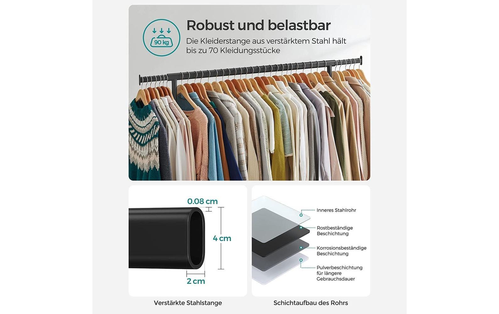 SONGMICS Kleiderständer »160 cm«