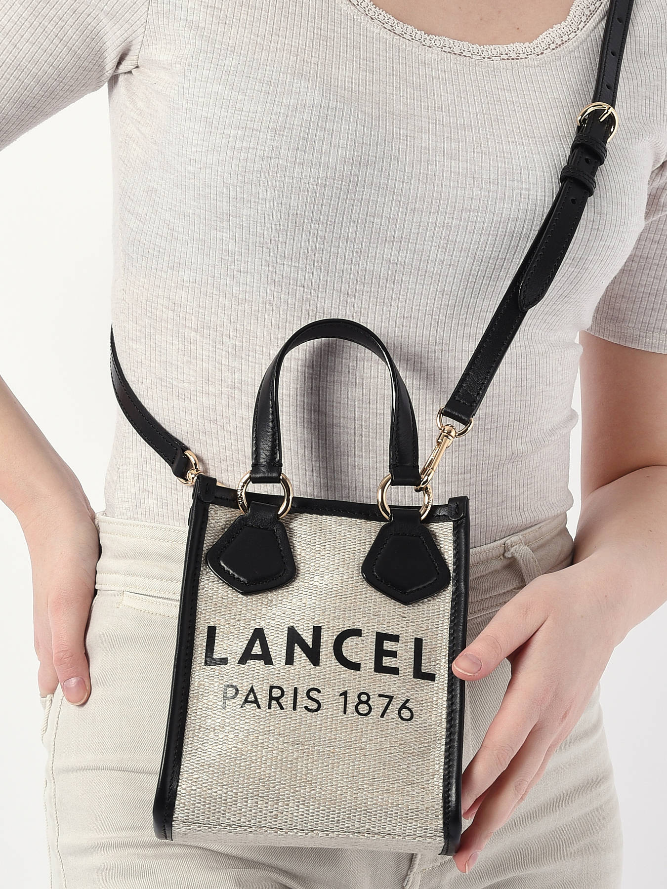 Mini-cabas vertical Cabas d't LANCEL