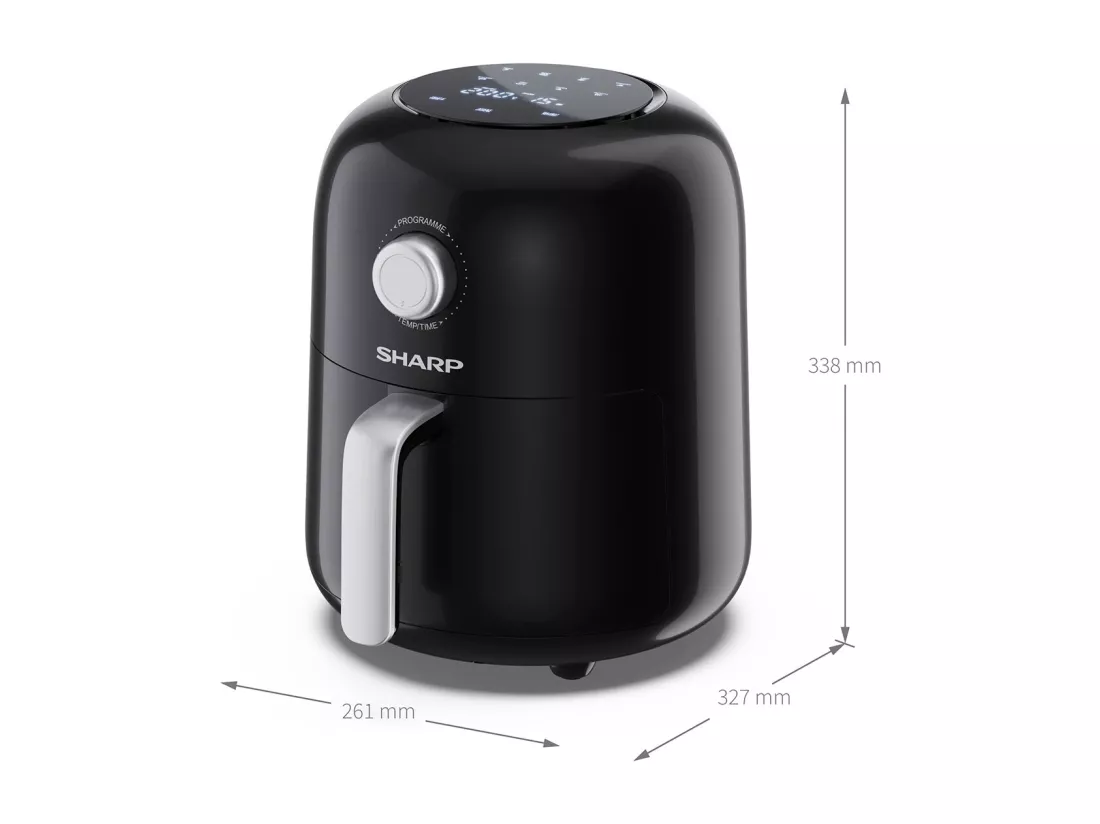 Sharp Friteuse sans huile 4l 1300w noir - af-gs404ae-b