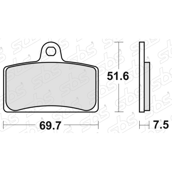 SBS - Plaquettes de frein 189 MS