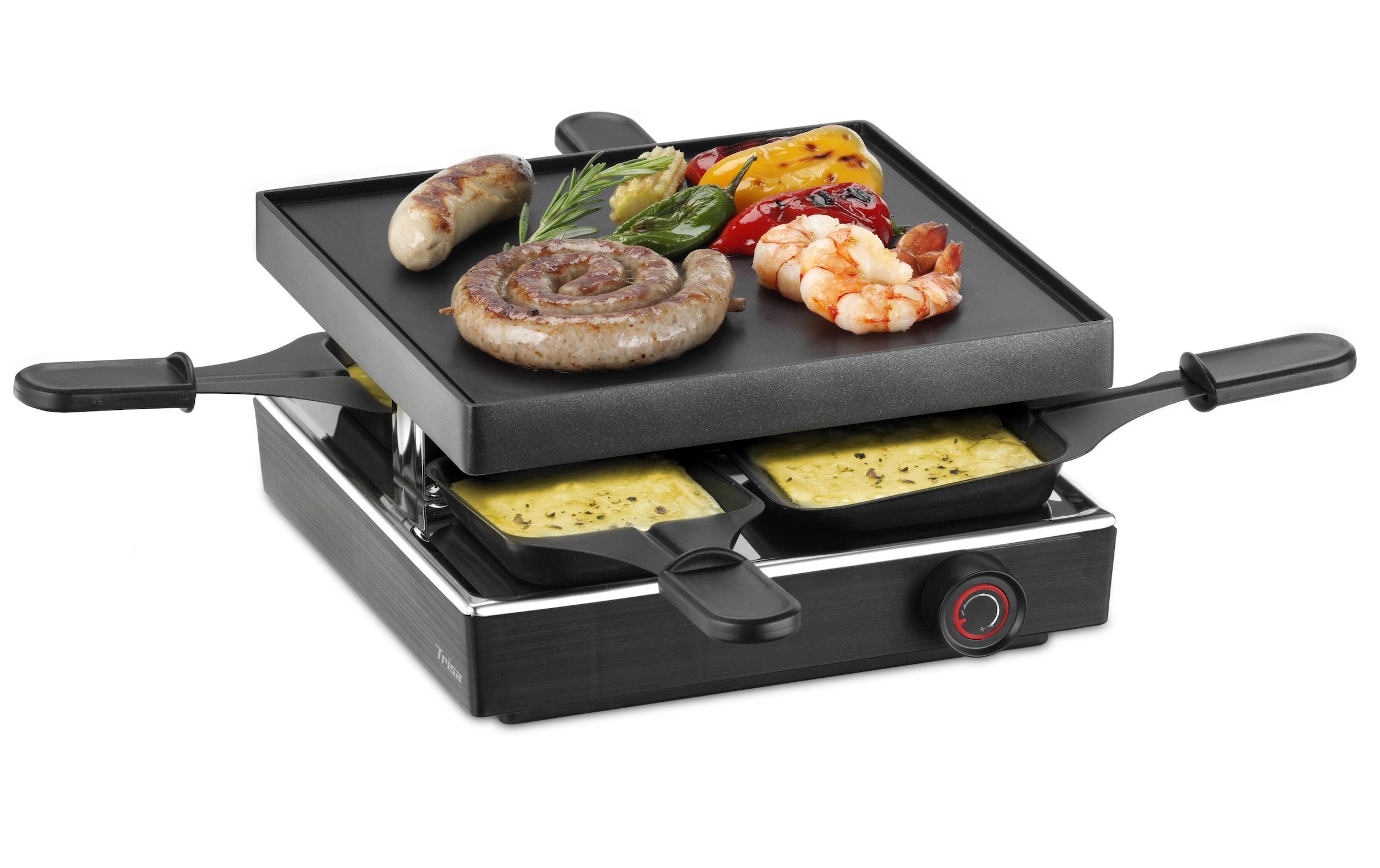 Trisa Raclette »Style 4« 4 Stk. Raclettepfännchen 750 W