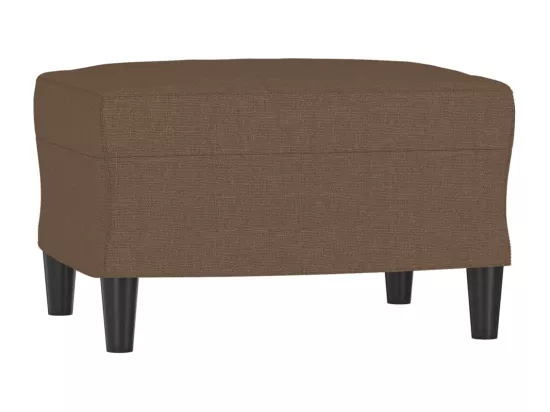 Repose-pied Marron 60x50x41 cm Tissu