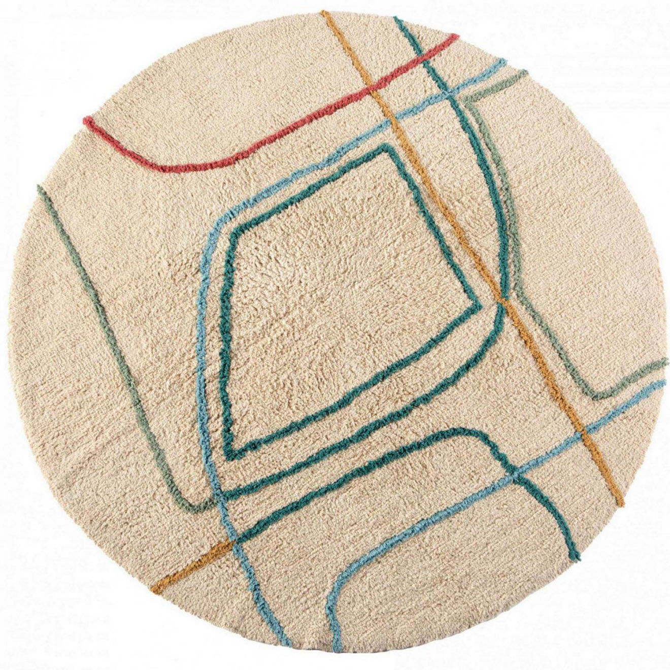 Vivaraise Tapis Isac multicolore - D. 160 cm