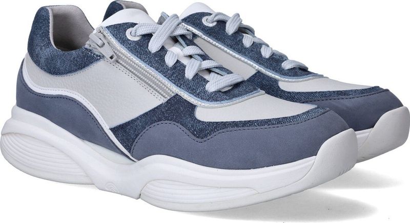 Xsensible - SWX11 Stretchwalker Sneakers - Dames - Blauw - Stretchleer