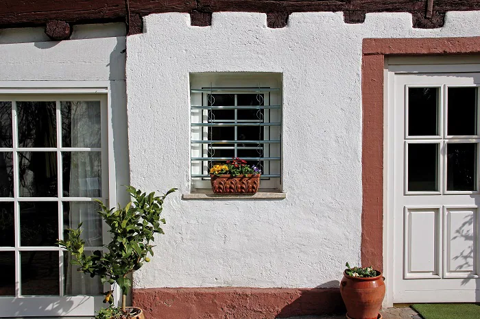 Alberts Fenstergitter Secorino Style 500 - 650 x 300 mm Ausziehgitter