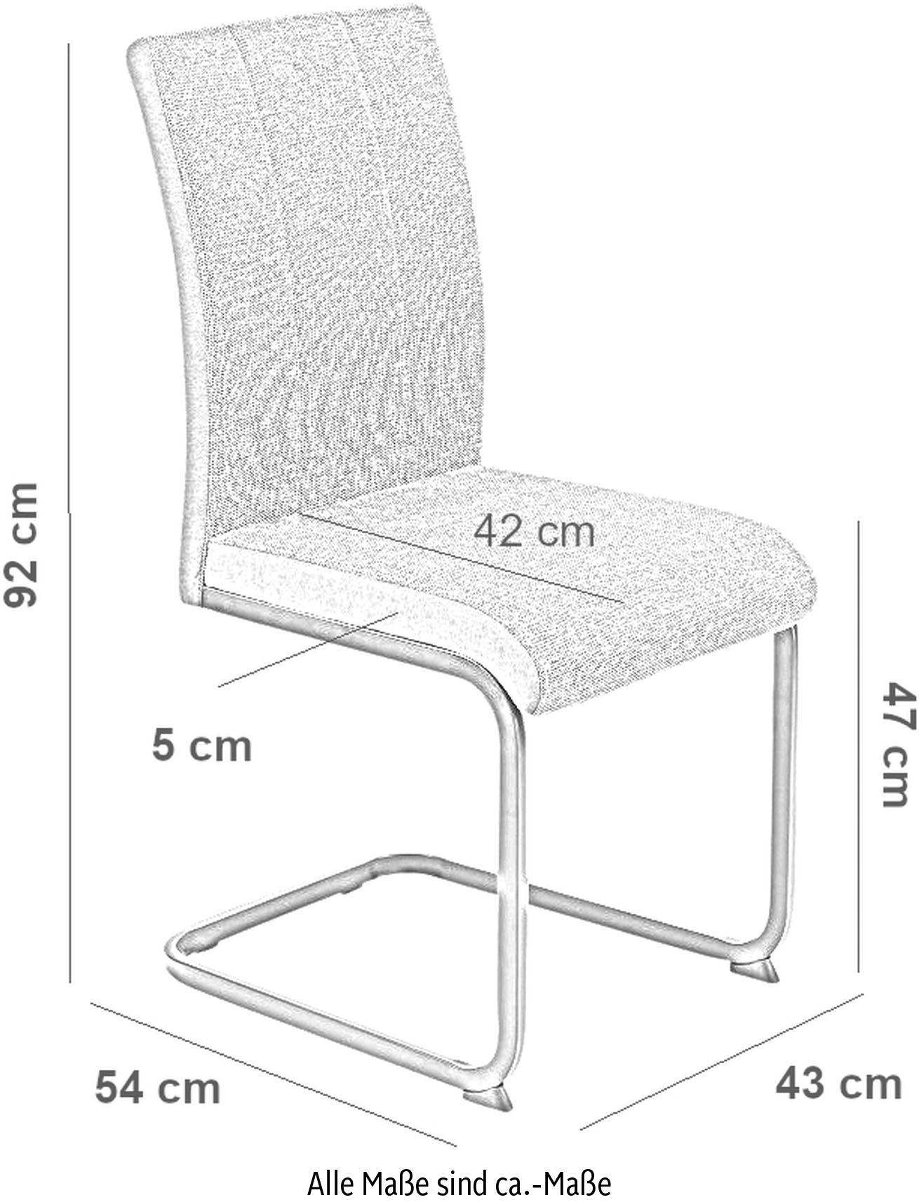 HELA Freischwinger »LINN« (Set) 2 Stk.Esszimmerstuhl im praktischen 2er oder 4er Set