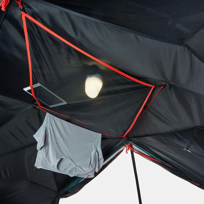 Decathlon Quechua - Barraca de Camping Quechua 2 Second Easy Fresh & Preta Impermeável Pop Up para 3 Pessoas