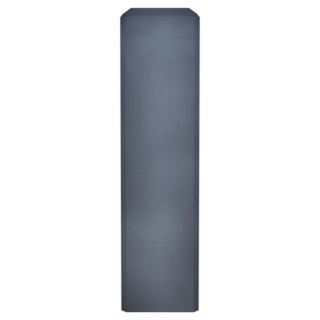 Betonpoer met plaat antraciet 15 x 15 x 58 cm