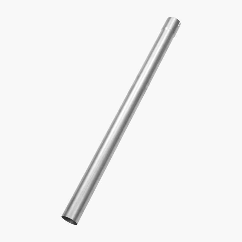 Rett rør med muffe, 1 m, 63,5 mm
