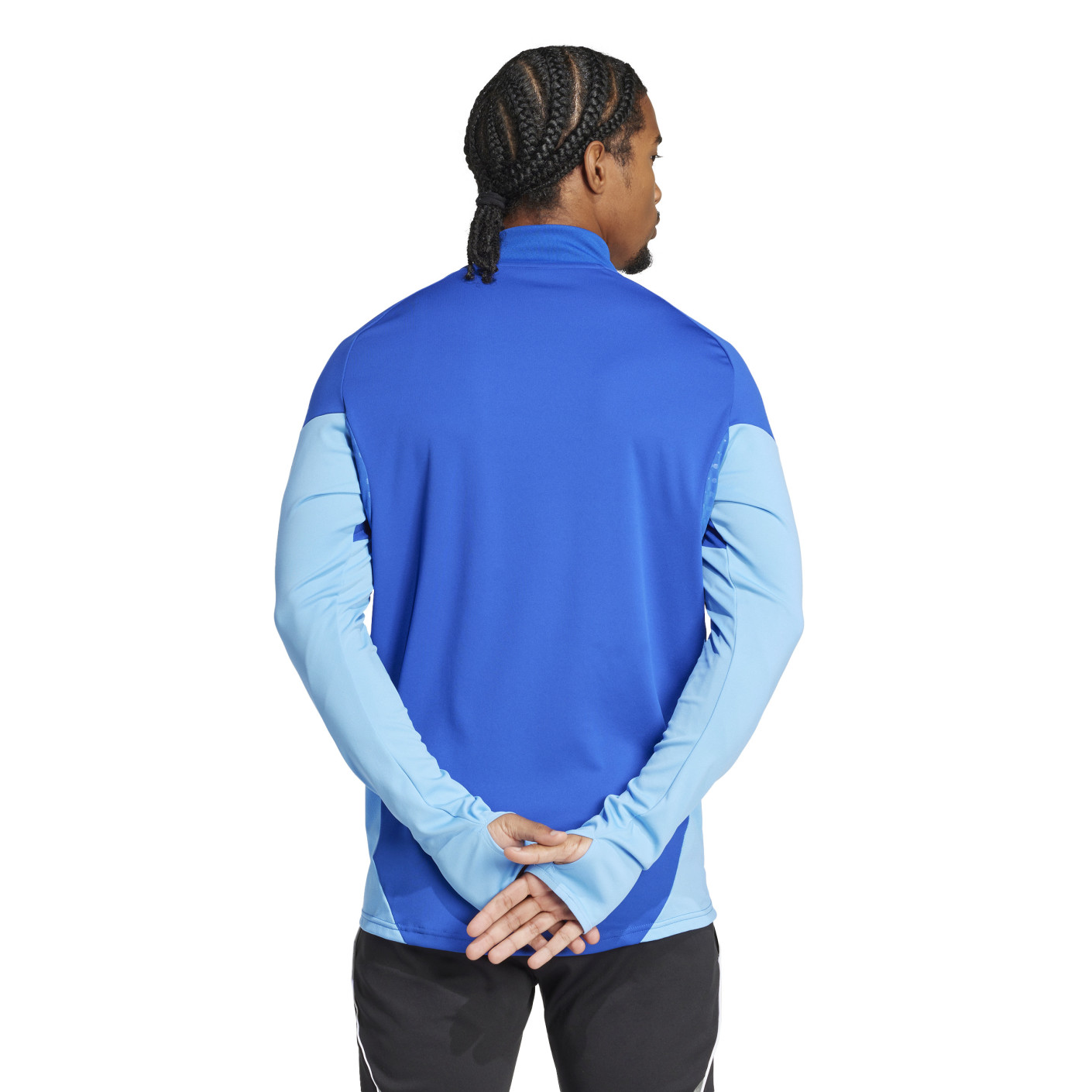 Adidas Tiro 25 Competition Trainingstrui 1/4-Zip Blauw Lichtblauw Wit