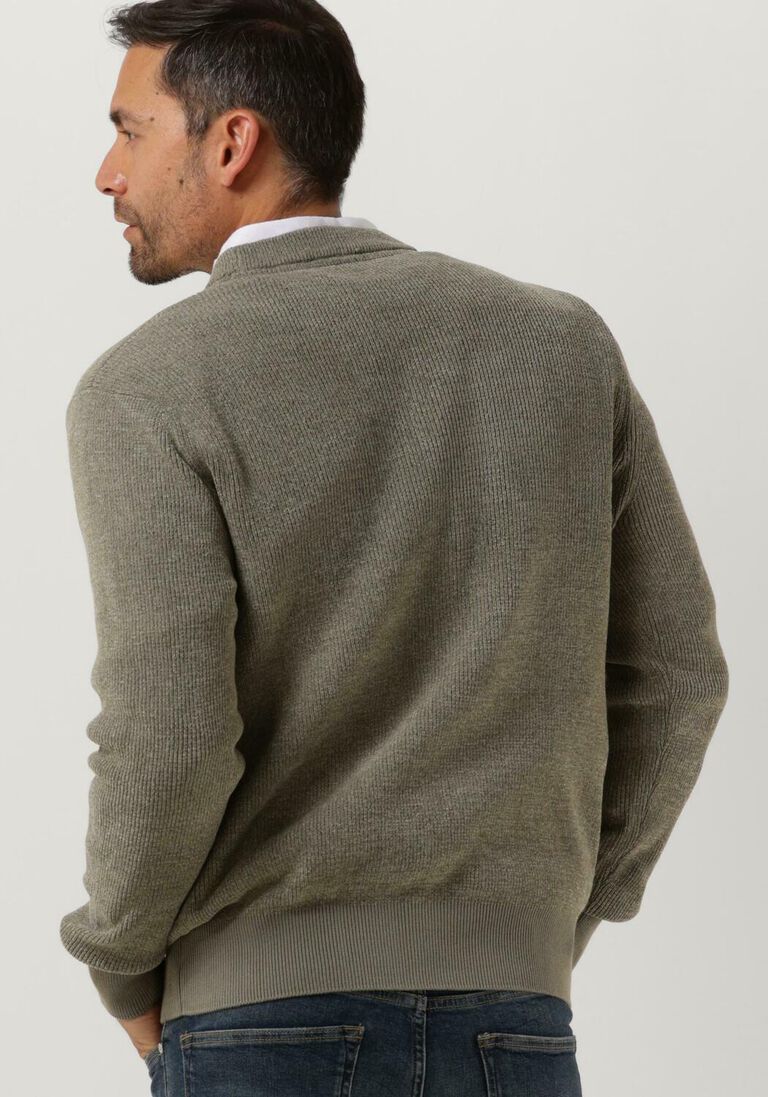 SELECTED HOMME groene selected homme trui rodney ls crew neck w