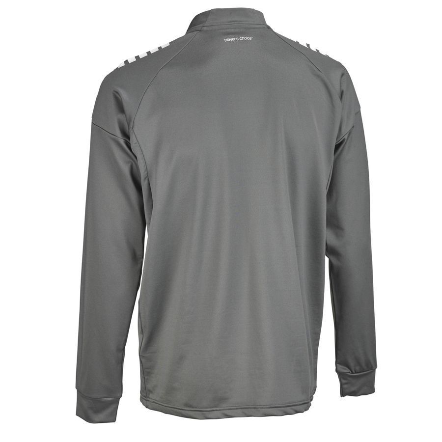 Select Maillot d'Entraînement 1/2 Zip Espagne V25 - Gris/Blanc Enfant