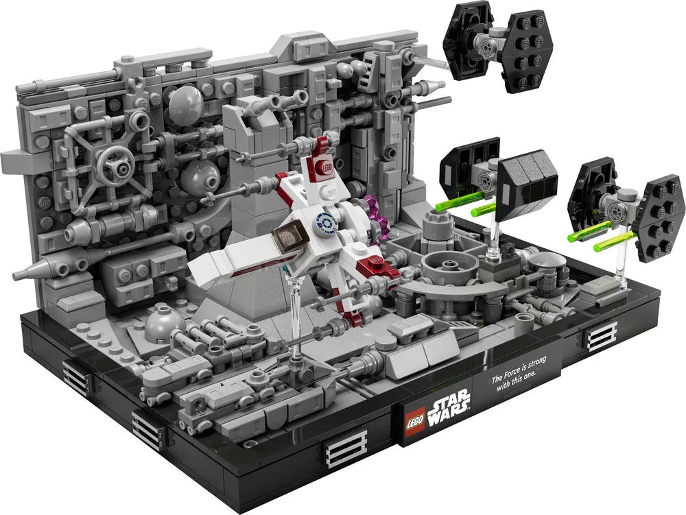 LEGO®STAR WARS 75329 - DIORAMA DE LA POURSUITE DANS LES TRANCHEES DE L'ETOILE DE LA MORT