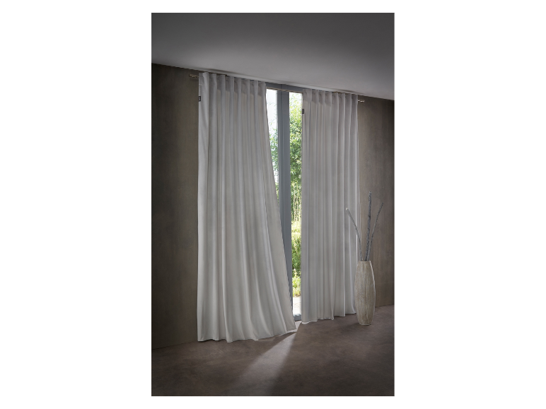 Velours gordijnen 135 x 245 cm