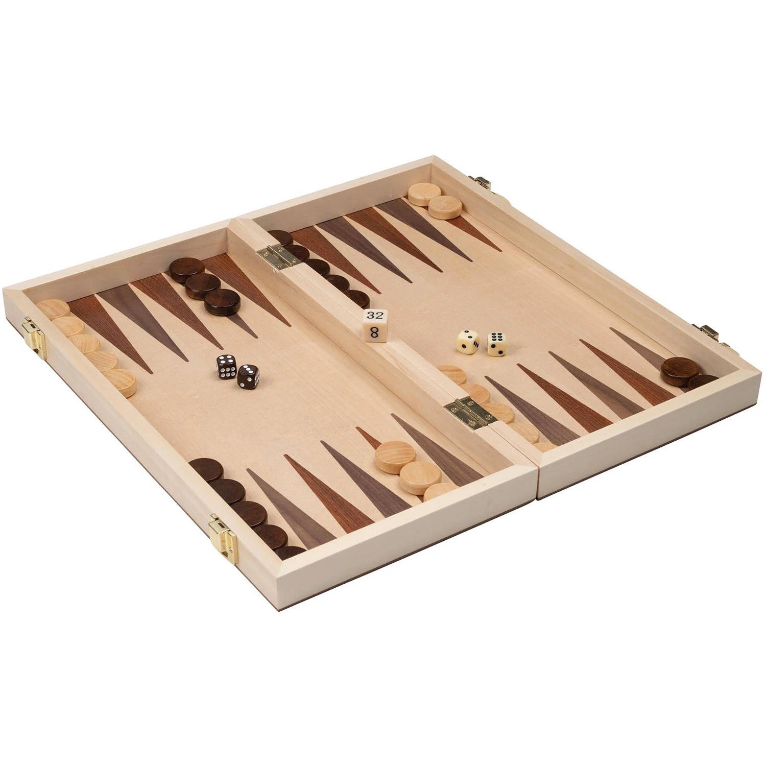 Philos Backgammon 3-1 set 40mm Backgammon 3-1 set (veldmaat 40 mm)