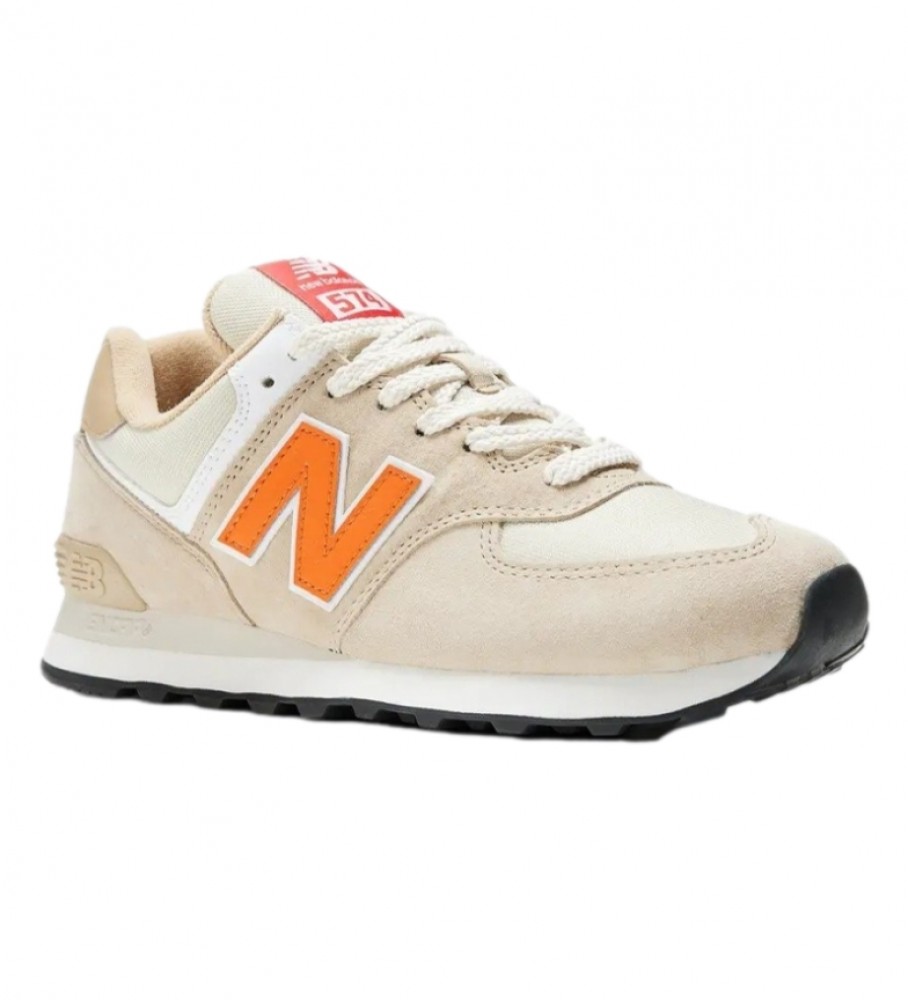 Tênis New Balance 574 bege osso