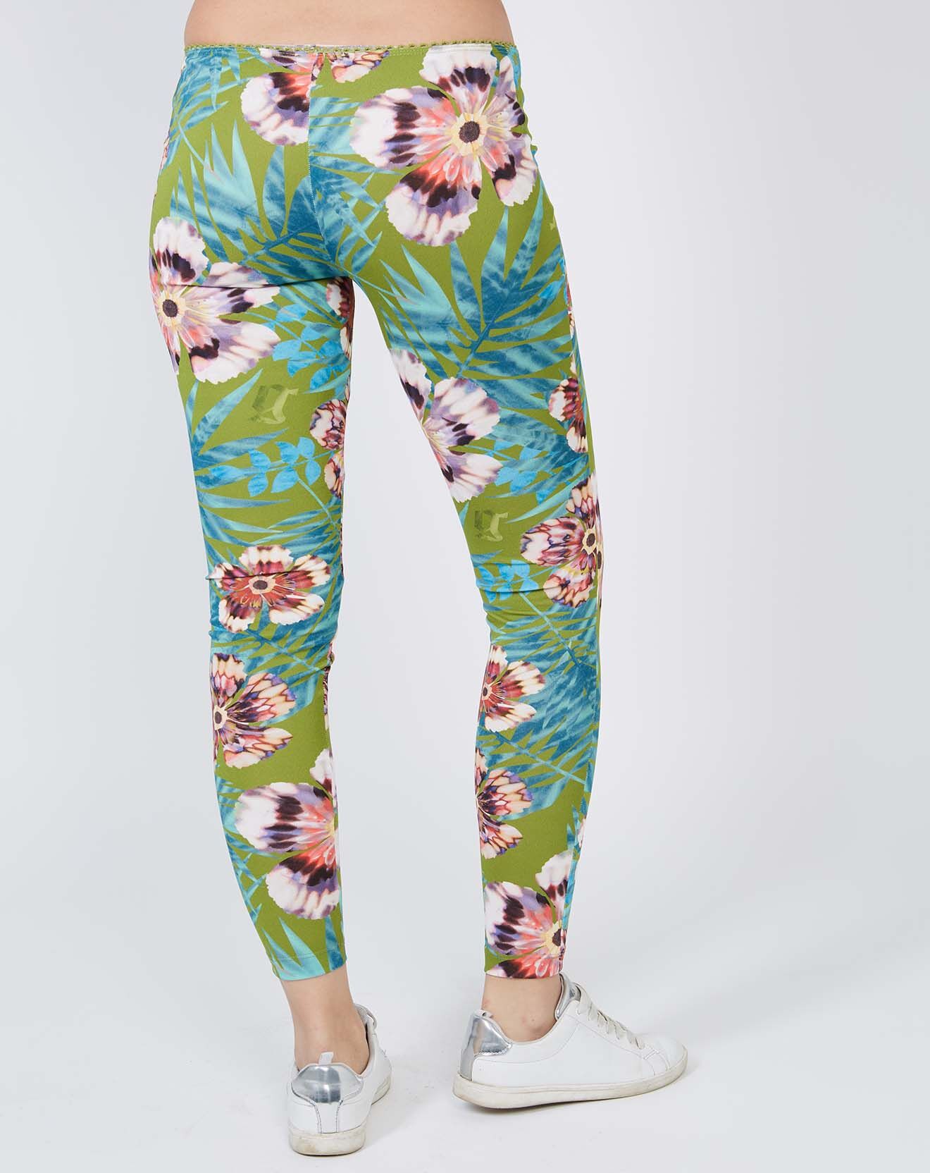 John Galliano Legging imprimé multicolore