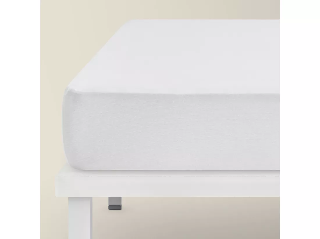 Protège-matelas tricoté respirant anti-acariens