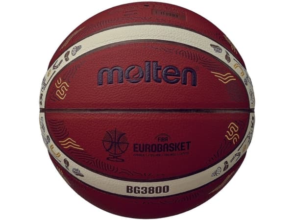 Basketball ball training MOLTEN B7G3800-E5Z Eurobasket 2025