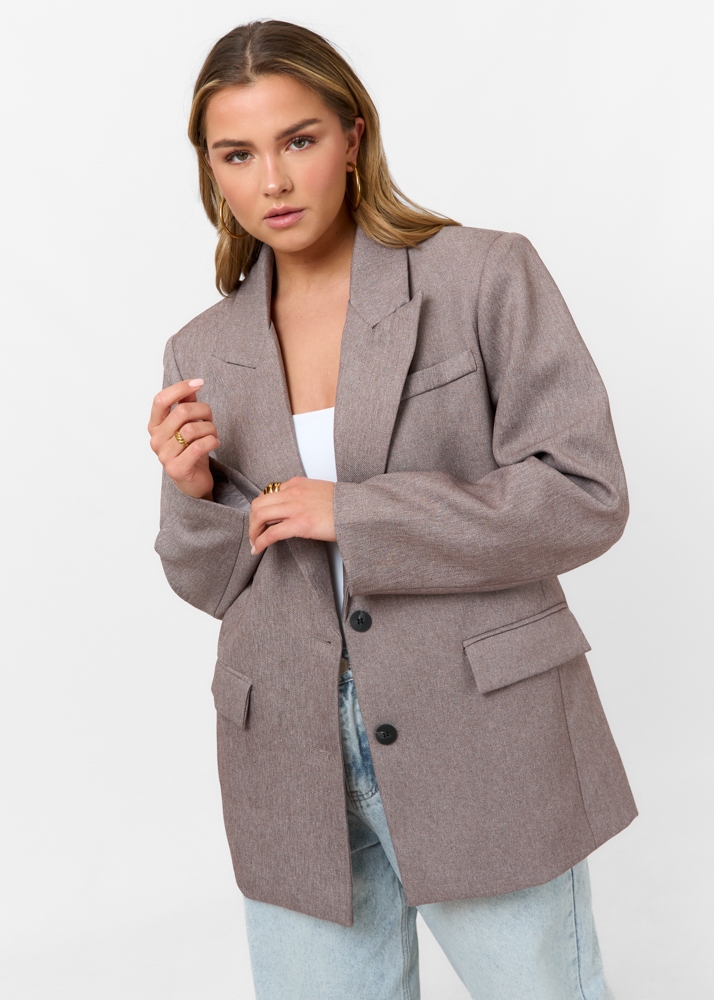 Mona blazer taupe
