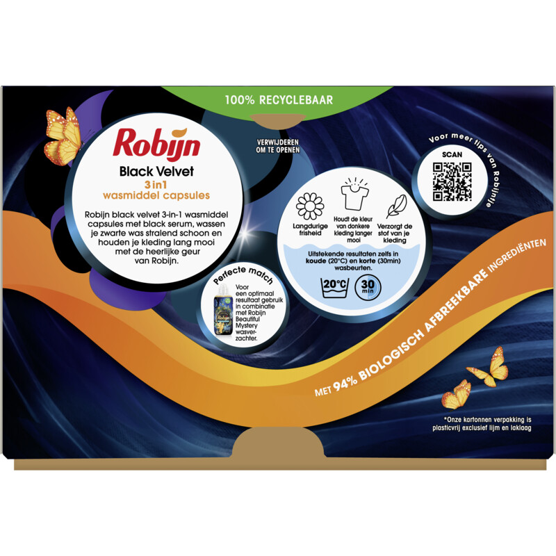 Robijn Wascapsules black velvet