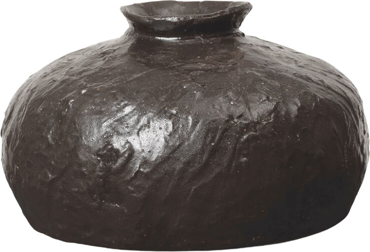 ferm LIVING Doro Vase - H11 - Coffee Coffee