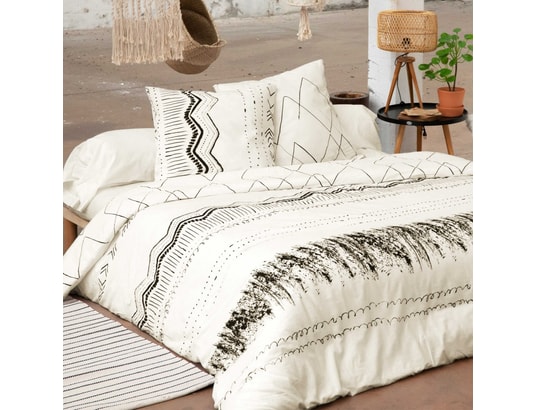 TERRE DE NUIT - Parure de lit housse de couette Parure de lit berbère 240x220 cm