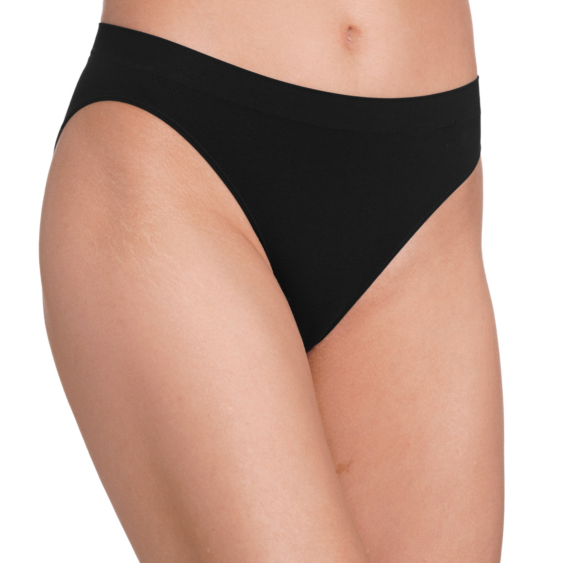 Gina Benotti Damen Seamless-Slip aus Mikrofaser schwarz