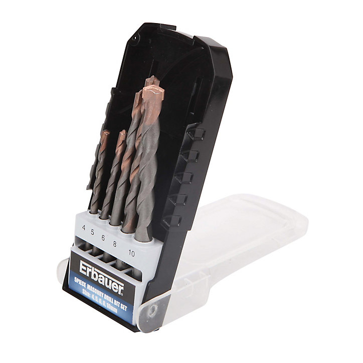 Coffret forets béton Erbauer (5 pcs)
