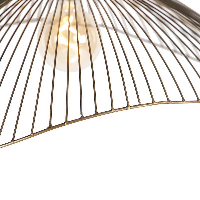 Design hanglamp messing draad 64cm - Pia