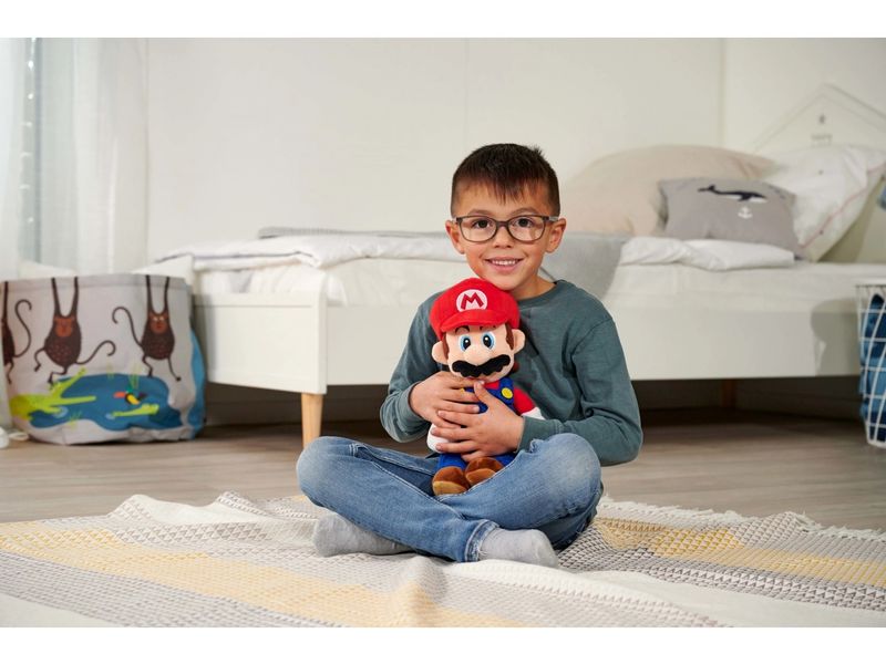 Simba Plüsch SuMa Mario 30 cm Kuschelweiche Nintendo-Plüschfigur