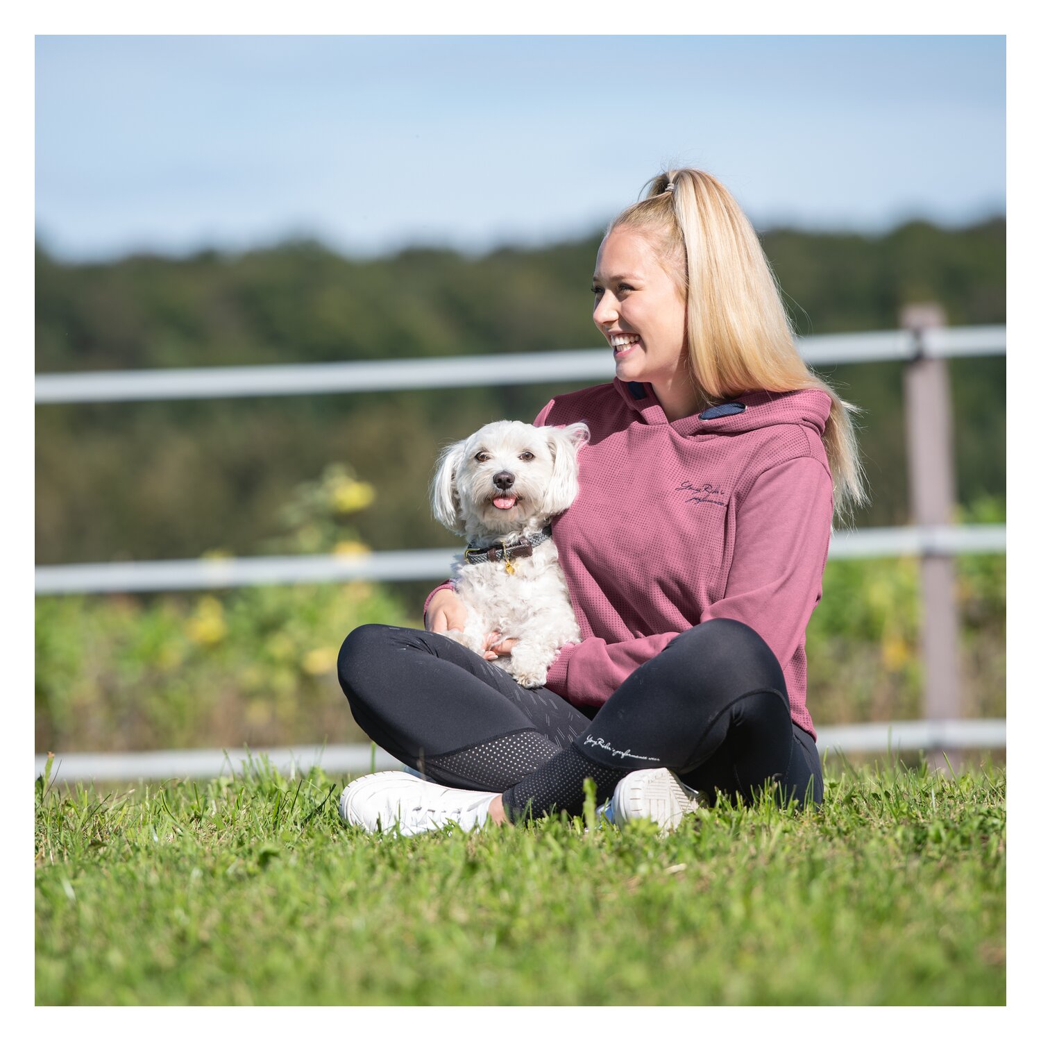 RIDE now Hoodie Cropped Darlington  - wild rose - L