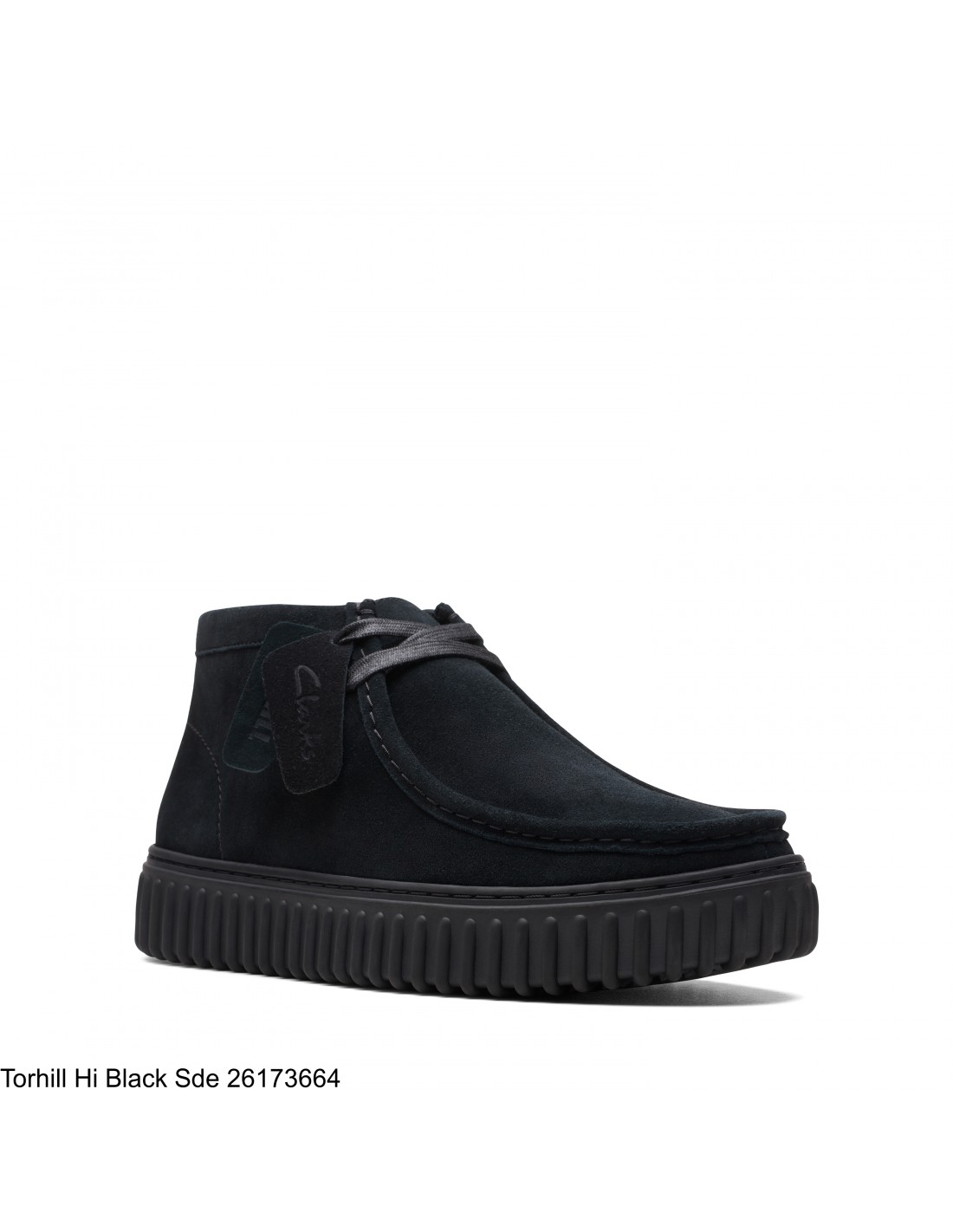 clarks Derbies homme torhill hi black sde