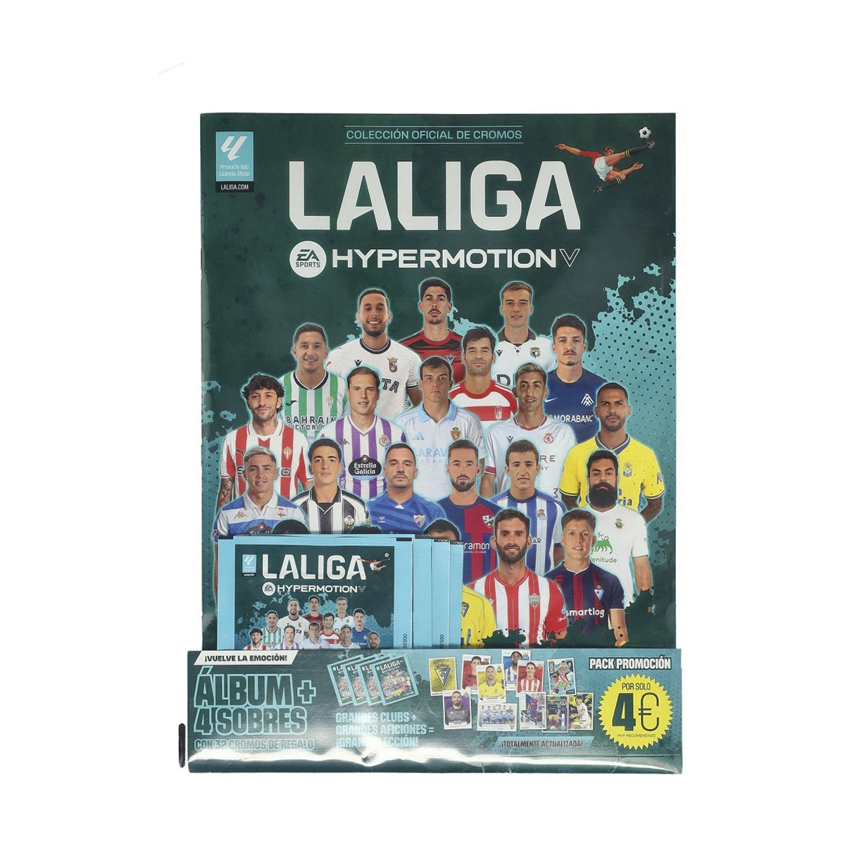 Starter Pack (álbum + 4 saquetas) Liga Hypermotion 2025-2026